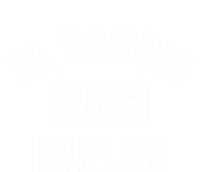 El Barrio Harlem Nyc Gym Style Distressed White Print Gift T-Shirt