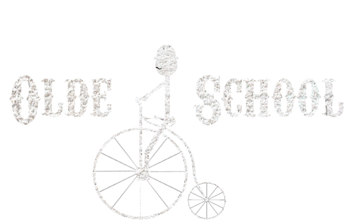 Olde School High Wheel Bike Funny Gift Short Acrylic Beanie