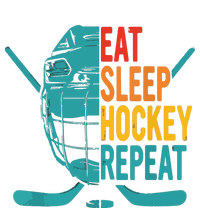 Eat Sleep Hockey Repeat Hockey Funny Ice Hockey Kids Hoodie