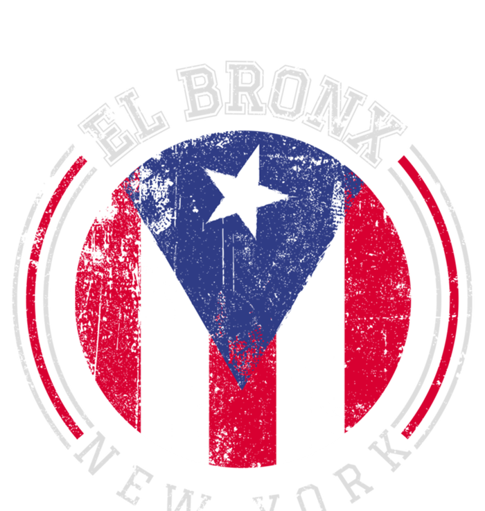 El Bronx Design Gift Puerto Rico Boricua Bandera Flag Varsity Gift T-Shirt