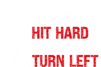 Baseball Hit Hard Run Fast Turn Left Funny Sport Baseball Wool Snapback Cap