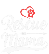 rescue mama rescue dog lover out rescue mom paw print T-Shirt