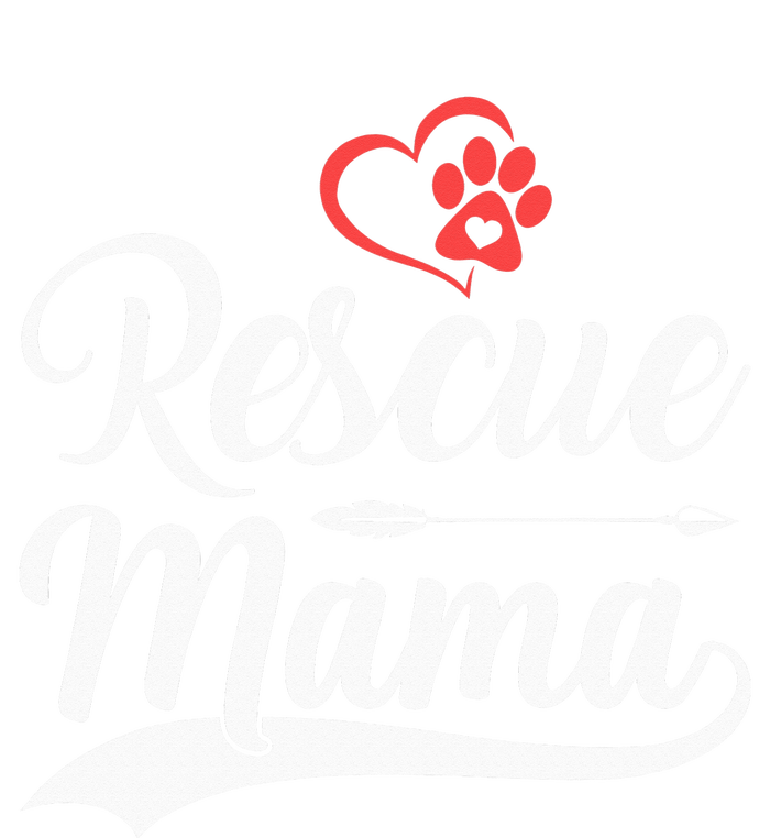 rescue mama rescue dog lover out rescue mom paw print T-Shirt