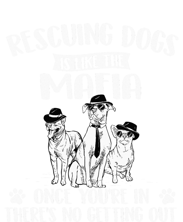 Rescuing Dogs Is Like The Mafia Dog Rescue Dog Adoption Kids Long Sleeve Shirt