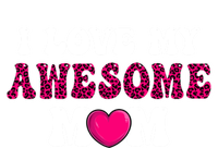 I Love My Awesome Mom Funny Mother's Day Great Gift Women's Flannel Pajama Set