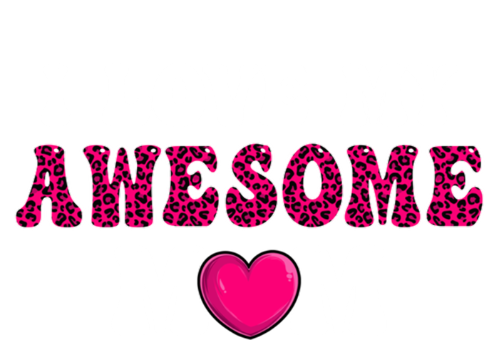 I Love My Awesome Mom Funny Mother's Day Great Gift Women's Flannel Pajama Set