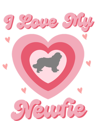 I Love My Newfie Newfy Newfoundland Dog Mom Heart Gift Bumper Sticker