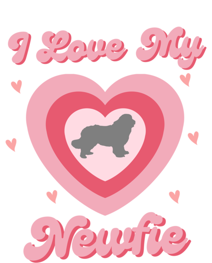 I Love My Newfie Newfy Newfoundland Dog Mom Heart Gift Bumper Sticker