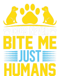 DOGS NEVER BITE ME JUST HUMANS Tie Dye Hoodie