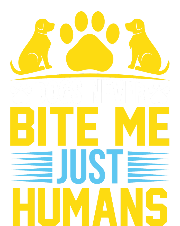 DOGS NEVER BITE ME JUST HUMANS Tie Dye Hoodie