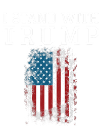 I Stand With Trump Pro Trump Supporter Free Trump Hooded Wearable Blanket