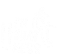 I'm A Haunt Mess Ghost Gift Funny Halloween Hot Mess Mom Gift Mesh Reversible Basketball Jersey Tank