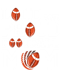 Loud And Proud Football Mom Game Season Vintage Football Gift Ladies Long Sleeve Shirt