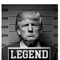 Donald Trump Mugshot Legend Sustainable Beanie