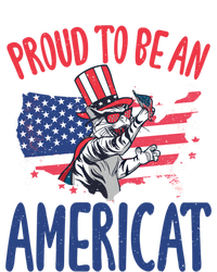 4th July Proud To Be An Americat Cat Lover Memorial Day Cool Gift T-Shirt