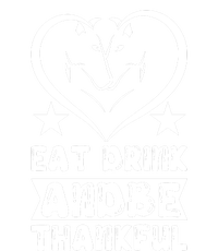 Eat Drink And Be Thankful V-Neck T-Shirt