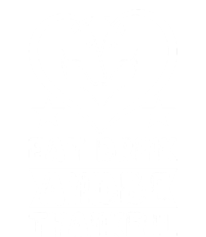 Eat Drink And Be Thankful V-Neck T-Shirt