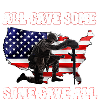 All Gave Some Some Gave All Gift Veteran And Memorial's Day Gift Sweatshirt Cinch Pack Bag