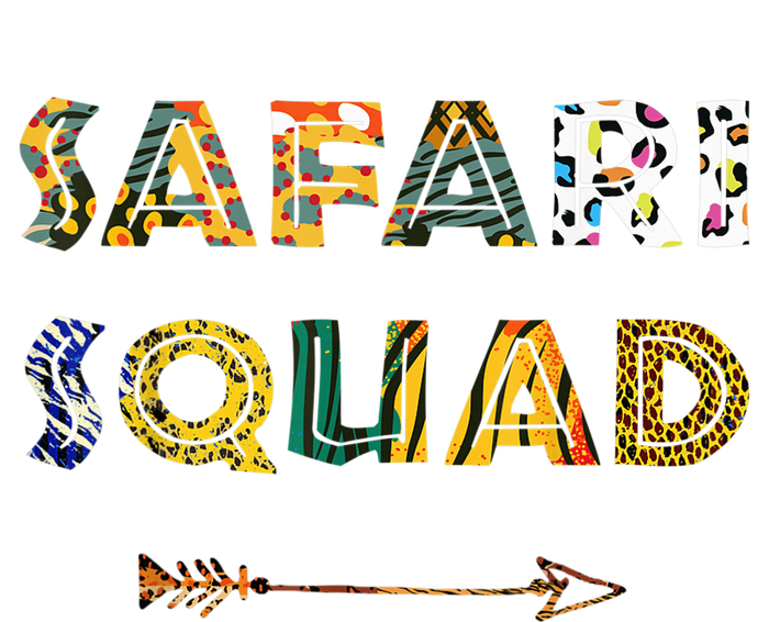 Safari Squad African Family Vacation Summer Vacay Trip Zebra T-Shirt