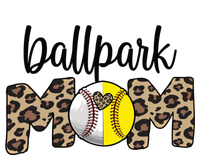 Ballpark Mom Proud Baseball Softball Player Mother Gift Tie-Dye T-Shirt