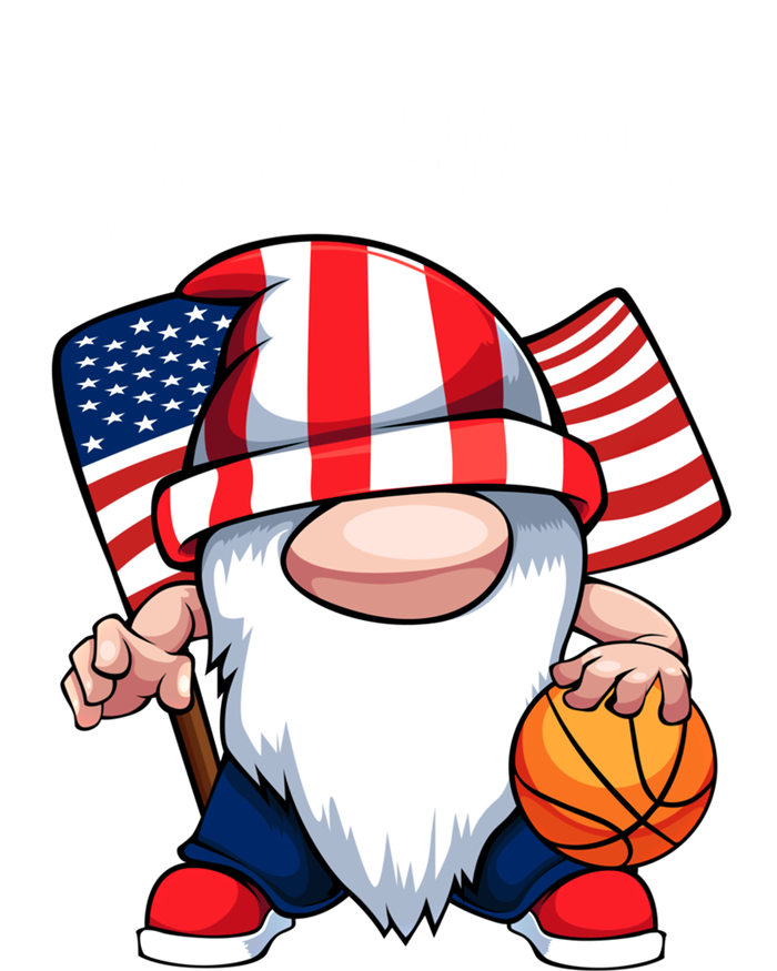 Basketball Daddy Gnome 4th Of July American Memorial Day Cool Gift Baby Bodysuit