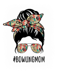 Bowling Mom Life Messy Bun Hair Bleached Great Gift Tall Hoodie