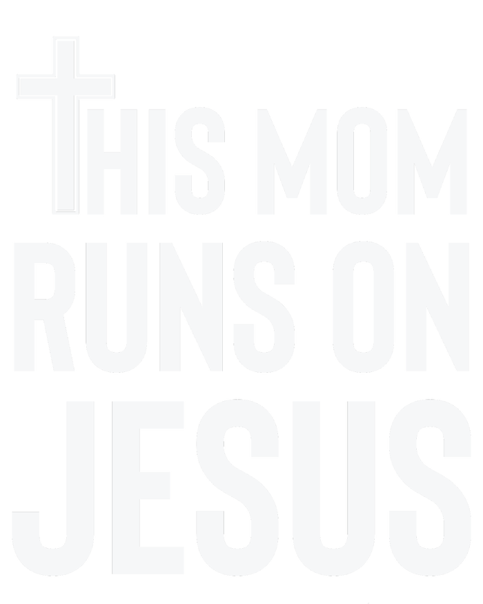 This Mom Runs On Jesus Christian Mother's Day Zip Tote Bag