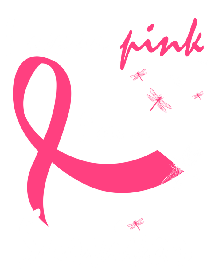 Cancer Free Funny Gift I Wear Pink Breast Cancer Survivor Funny Gift Women's V-Neck T-Shirt