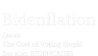 The Cost Of Voting Biden Inflation Anti Biden Tee Pom Pom 12in Knit Beanie