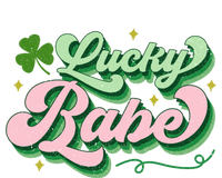 Lucky Babe Shamrock Funny St Patrick' Day Gift Bumper Sticker