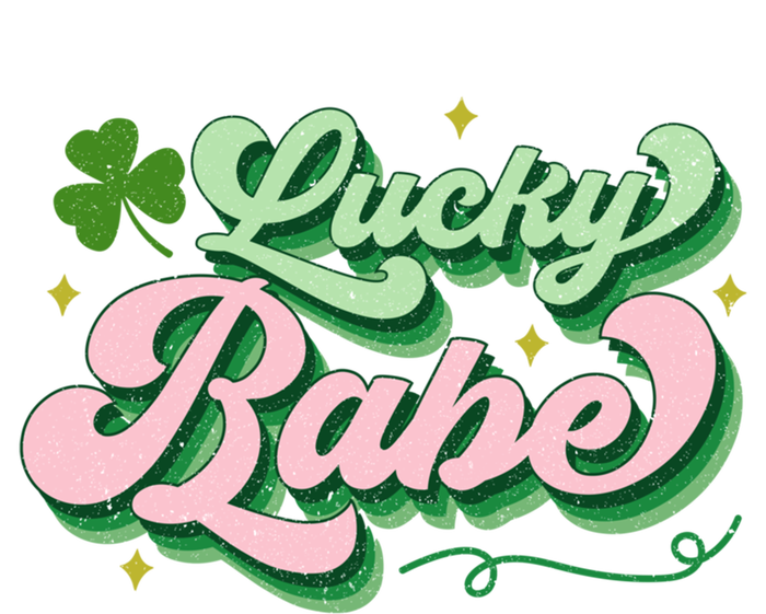 Lucky Babe Shamrock Funny St Patrick' Day Gift Bumper Sticker