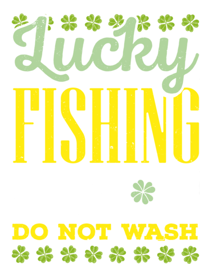 Lucky Fishing Funny Gift Ireland Irish Leaf St Patrick Fisher Gift T-Shirt