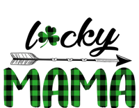 Lucky Mama Green Plaid Four Leaf Clover St Patrick's Day Gift Tie Dye Hoodie