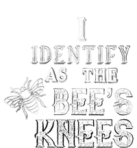 I Identify As The Bee's Knees Funny Positive Vibes Pronoun Women's Strappy Tank