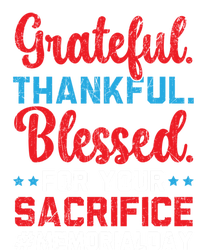 Grateful Thankful Blessed For Your Sacrifice Memorial Day Cute Gift Valucap Bio-Washed Visor