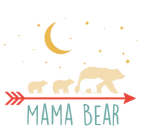 Mama Bear With 3 Cubs Gift Mama Bear Hooded Meaningful Gift Pom Pom 12in Knit Beanie