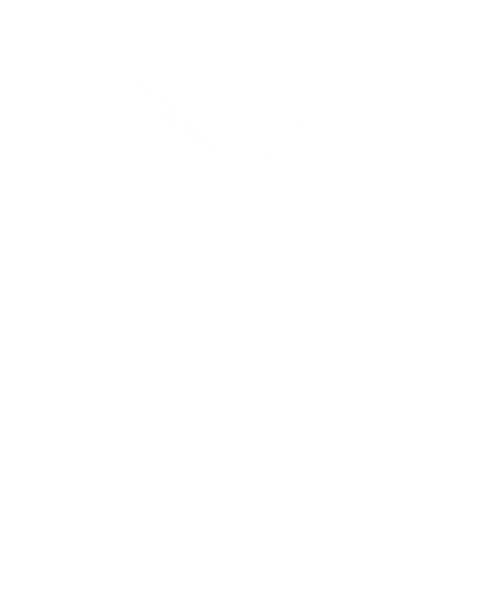 Mama Bunny Easter Pregnancy Announcet Gift V-Neck T-Shirt