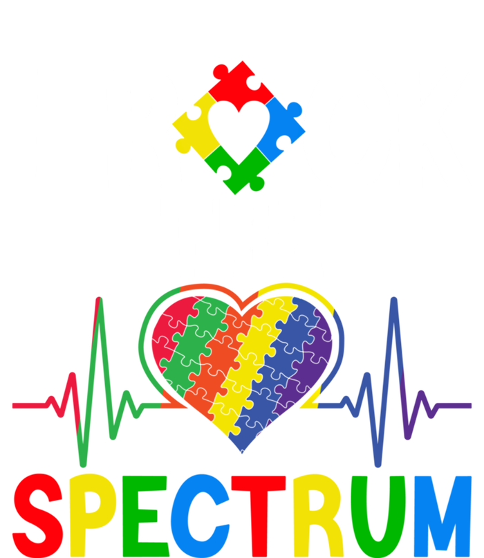 I Rock The Spectrum Autism Awareness Day Puzzle Heart Piece Gift T-Shirt