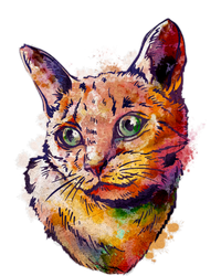 Watercolor Cat T-Shirt