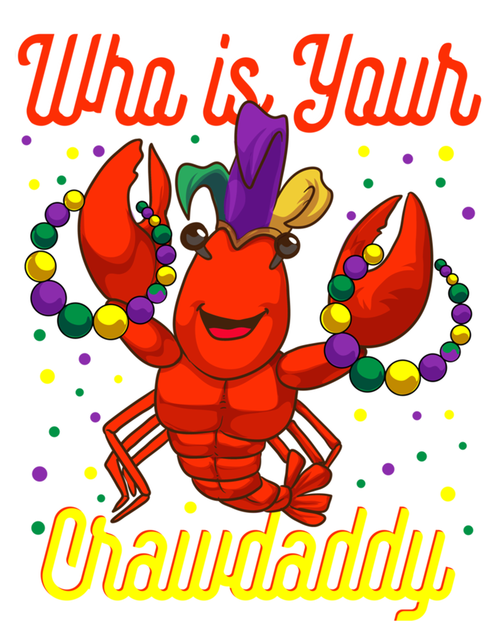 Mardi Gras Who's Your Crawdaddy Beads Jester Hat New Orleans Cool Gift Bumper Sticker