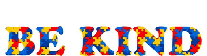 Autism Gift Autism Awareness Be Kind Colorful Puzzle Pieces Cute Gift T-Shirt