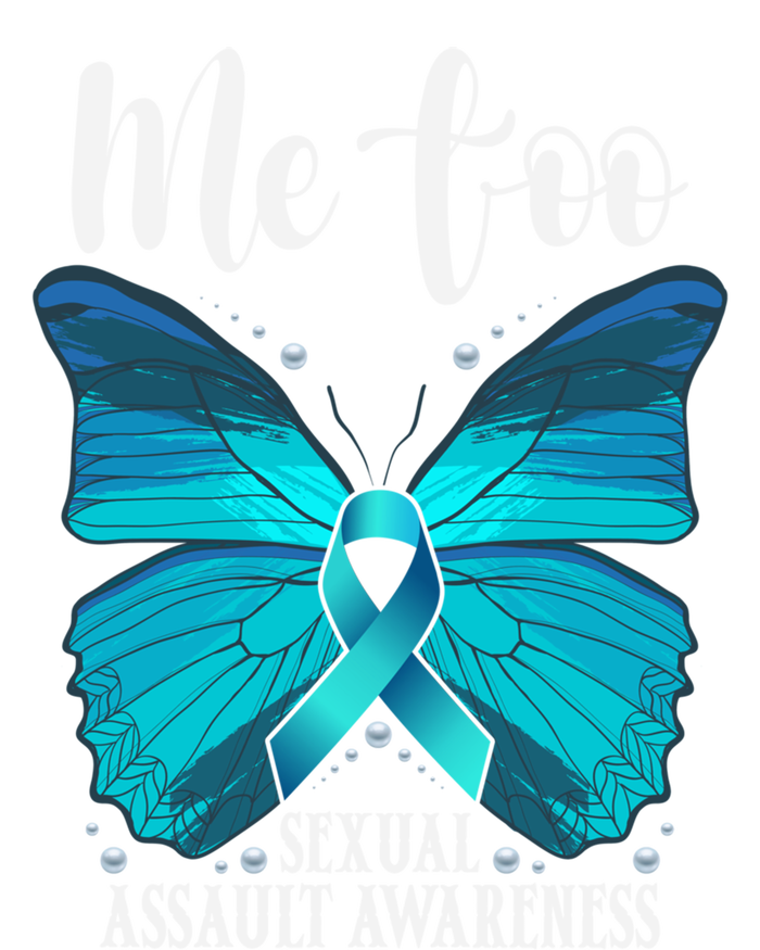 Me Too Sexual Assault Awareness Teal Butterfly Great Gift Poster