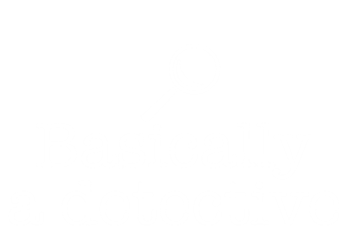 Basically A Detective True Crime Fan Funny Mystery Meme Gift Insulated Varsity Jacket