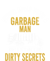 Never Mess With A Garbage Funny Trash Truck Driver Great Gift Mesh Reversible Basketball Jersey Tank