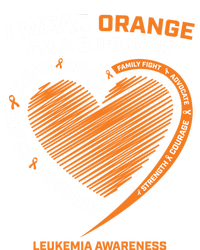 Orange Leukemia Survivor Gift Cancer Survivor Funny Gift T-Shirt