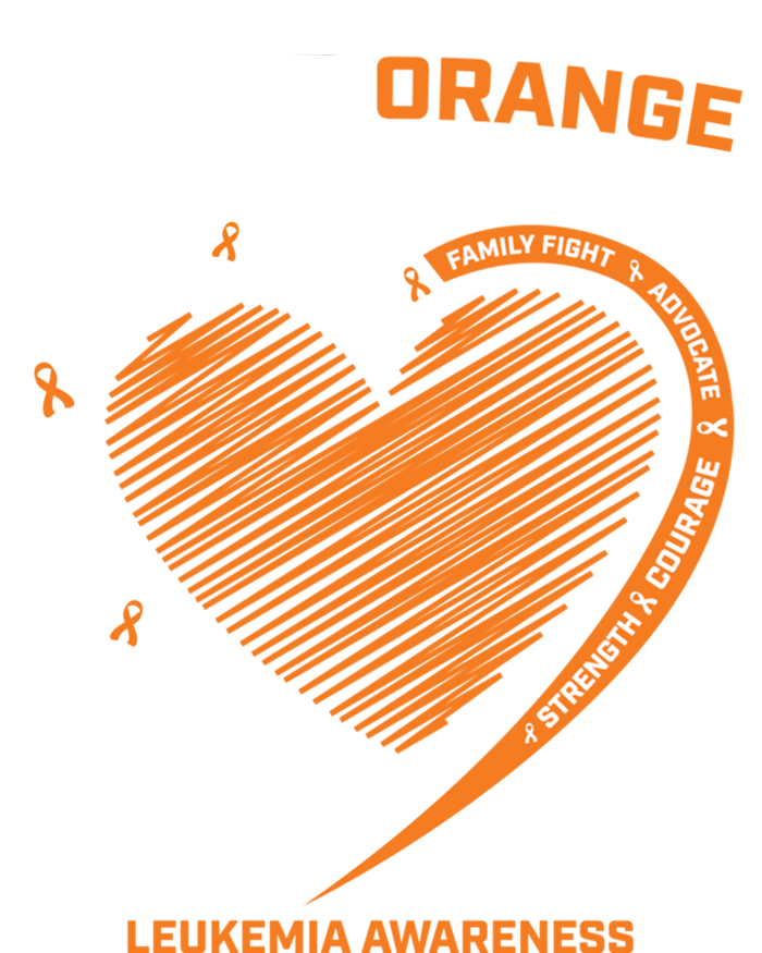 Orange Leukemia Survivor Gift Cancer Survivor Funny Gift T-Shirt