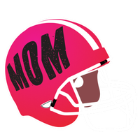 Mom Football Coach Mom's American Football Helmet Cool Gift Women's V-Neck T-Shirt