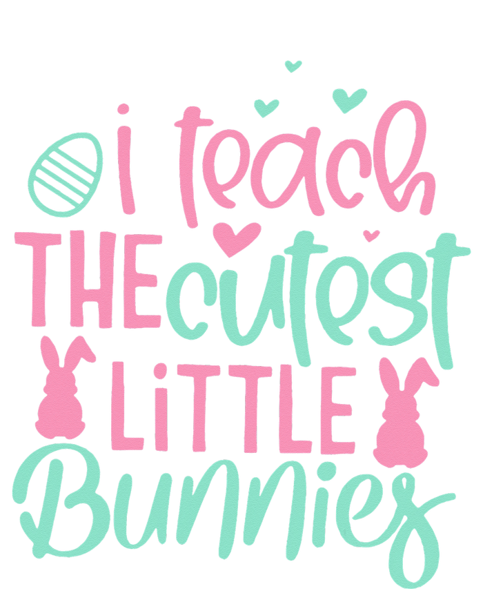 I Teach the Cute Little Bunny Easter Teacher Ladies Essential Flowy Tank