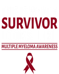 Survivor Warrior Multiple Myeloma Awareness Burgundy Ribbon Gift Tank Top