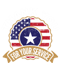 Thank You For Your Service Patriot Memorial Day Gift Cute Gift T-Shirt